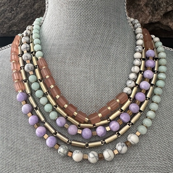 Anthropologie Beaded Necklace - Picture 2 of 6